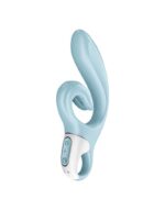 Вібратор-кролик Satisfyer Love Me Blue, гнучкий, відросток з потрійним кінчиком - Зображення 2
