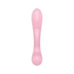 Двосторонній вібратор-кролик Satisfyer Triple Oh Pink, 3 мотори, руків’я-масажер - Зображення 4