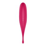 Вібратор для клітора з вакуумною стимуляцією Satisfyer Twirling Pro Red - Зображення 4