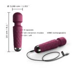 Мінівібромасажер Dorcel Wand Mini Wanderful Plum - Зображення 2