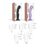 Насадка для страпона Strap-On-Me Dildo Plug P&G Lilas Metallic M - Зображення 5