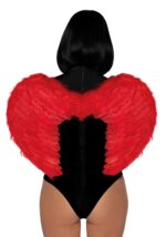 (SALE) Крила дияволиці Leg Avenue devil wings Red, справжнє пір’я - Зображення 2