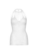 Ажурна сукня-сітка Leg Avenue Lace mini dress with cut-outs White, one size - Зображення 7