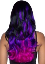 Leg Avenue Allure Multi Color Wig Black/Purple - Зображення 2