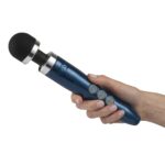 Вібромасажер DOXY Die Cast 3R - Blue Flame, дуже потужний, перезаряджуваний, металевий корпус - Зображення 3