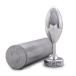 Металева анальна пробка DOXY Butt Plug SMOOTH, гладенька, діаметр 3,3 см - Зображення 4