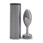 Металева анальна пробка DOXY Butt Plug SMOOTH, гладенька, діаметр 3,3 см - Зображення 3