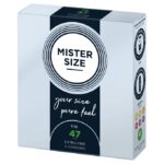 Презервативи Mister Size - pure feel - 47 (3 condoms), товщина 0,05 мм - Зображення 2
