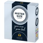 Презервативи Mister Size - pure feel - 53 (3 condoms), товщина 0,05 мм - Зображення 2
