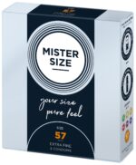 Презервативи Mister Size - pure feel - 57 (3 condoms), товщина 0,05 мм - Зображення 2