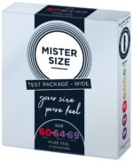 Набір презервативів Mister Size - pure feel - 60–64–69 (3 condoms), 3 розміри, товщина 0,05 мм - Зображення 2