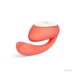 Смарт-вібратор LELO Ida Wave Coral Red, вагінально-кліторальний, технологія WaveMotion, 2 мотори - Зображення 2