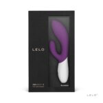 Вібратор-кролик LELO Ina Wave 2 Plum, манливий рух стовбура + вібрації - Зображення 3
