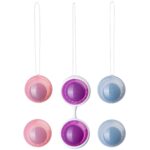 Набір вагінальних кульок LELO Beads Plus, діаметр 3,5 см, змінне навантаження 2х28, 2х37 та 2х60 г - Зображення 2