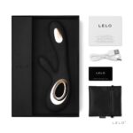 Вібратор-кролик LELO Soraya Wave Black, манливі рухи стовбура - Зображення 7