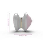 Вібратор для клітора Mystim Heart´s Desire White, 8 режимів, дуже потужний - Зображення 5