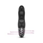 Вібратор-кролик з електростимуляцією Mystim Hop Hop Bob Black Edition - Зображення 4