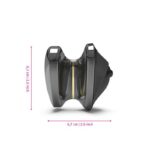 Вібратор для клітора з електростимуляцією Mystim Heart's Desire Black Edition - Зображення 6