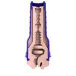 Мастурбатор-ротик Fleshlight Boost Blow Light Medium Flesh, плаваючі кільця Turbo Tech - Зображення 4