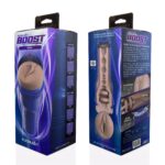 Мастурбатор-вагіна Fleshlight Boost Bang Light Medium Flesh, плаваючі кільця Turbo Tech - Зображення 7