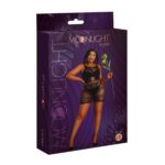 Сукня-бодістокінг Moonlight Plus Model 01 XL-XXXL Black, міні, без рукавів - Зображення 5