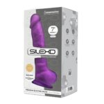 Фалоімітатор SilexD Johnny Purple (MODEL 1 size 7in), двошаровий, силікон+Silexpan, діаметр 3,8 см - Зображення 2