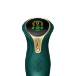 Пульсатор-кролик з вібрацією Zalo Mose Turquoise Green, нагрівання до 42°, кристал Swarovski - Зображення 4