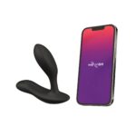 Смарт-вібромасажер простати We-Vibe Vector+ CHARCOAL BLACK, пульт ДК, регульований кут нахилу - Зображення 2