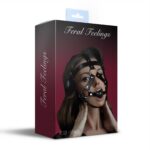 Маска-збруя з кляпом Feral Feelings Head Harness, шкіра - Зображення 2