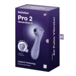 Вакуумний кліторальний стимулятор Satisfyer Pro 2 Generation 3 with Liquid Air Lilac - Зображення 6