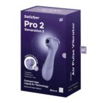 Вакуумний кліторальний стимулятор Satisfyer Pro 2 Generation 3 with Liquid Air Connect App Lilac - Зображення 6