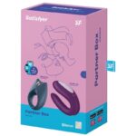 Набір Satisfyer Partner Box 2 (смарт-вібратор для пар Double Joy + віброкільце Royal One) - Зображення 6