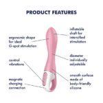 Вібратор точки G надувний Satisfyer Air Pump Vibrator 2 - Зображення 4