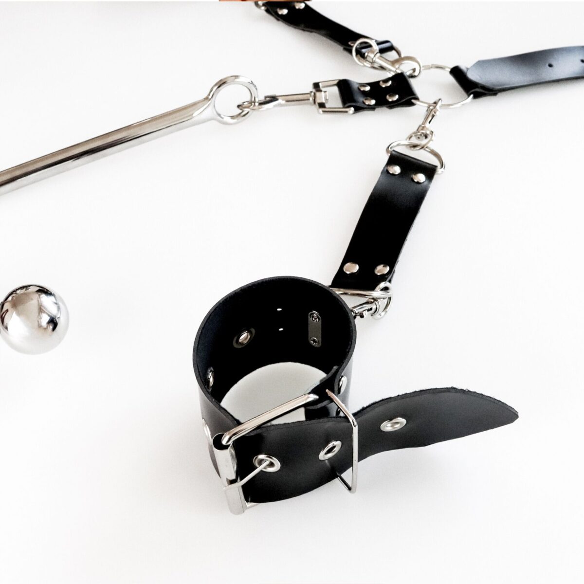 Бондажний набір з металевим анальним гаком Art of Sex Beatrice Bondage set with anal hook № 2 - Зображення 5
