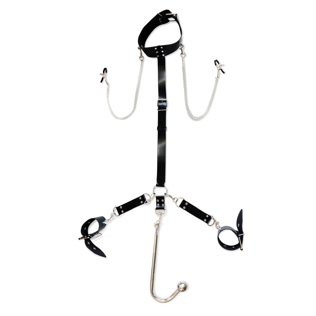 Бондажний набір з металевим анальним гаком Art of Sex Beatrice Bondage set with anal hook № 2 - Зображення 1