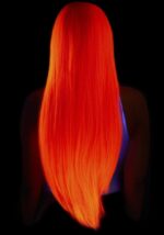 Перука Leg Avenue 33″ Long straight center part wig neon pink - Зображення 4