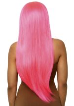 Перука Leg Avenue 33″ Long straight center part wig neon pink - Зображення 2