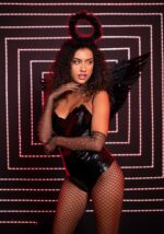 (SALE) Крила чорного ангела Leg Avenue Angel Accessory Kit Black, крила, німб - Зображення 3