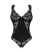 (SALE) Мереживне боді Obsessive Donna Dream crotchless teddy M/L Black, відкритий доступ - Зображення 3