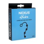 Анальні кульки Nexus Excite Large Anal Beads, силікон, макс. діаметр 3 см - Зображення 4
