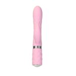 Розкішний кролик з ротацією та вібрацією Pillow Talk Lively Pink, кристал Сваровскі, потрійний відро - Зображення 3