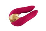 Вібратор для клітора Shunga Aiko Raspberry, гнучкі кінчики - Зображення 2