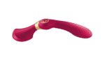 Вібромасажер Shunga Zoa Raspberry, двосторонній - Зображення 2
