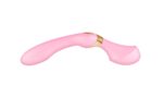 Вібромасажер Shunga Zoa Light Pink, двосторонній