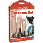 Набір для страпону Doc Johnson Vac-U-Lock Dual Density Extreme Set (м'ята упаковка) - Зображення 5