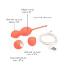 Смарт вагінальні кульки з вібрацією We-Vibe Bloom, діаметр 3,3 см, маса 45, 65, 80 г - Зображення 5