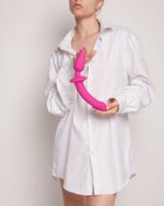 Анальна пробка з дилдо Strap-On-Me SWITCH PLUG-IN SEMI-REALISTIC DILDO FUCHSIA - L (м'ята упаковка) - Зображення 7