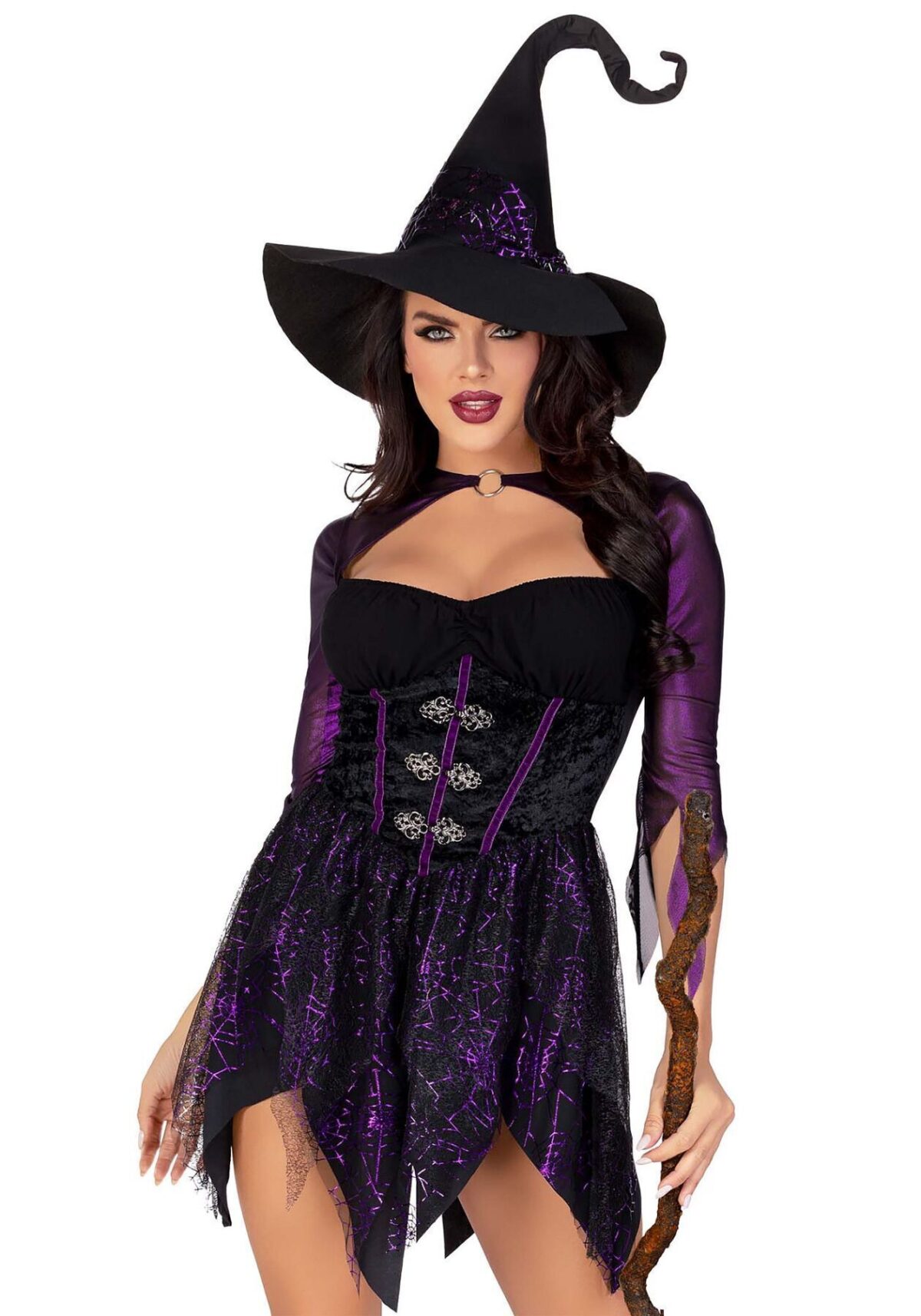 Костюм відьми Leg Avenue Mystical Witch L, сукня, капелюх - Зображення 1