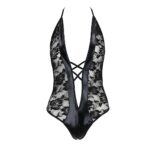 Боді з дуже глибоким декольте Passion DARYL BODY L/XL, black - Зображення 5