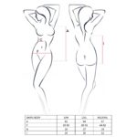 Боді з дуже глибоким декольте Passion DARYL BODY S/M, black - Зображення 7